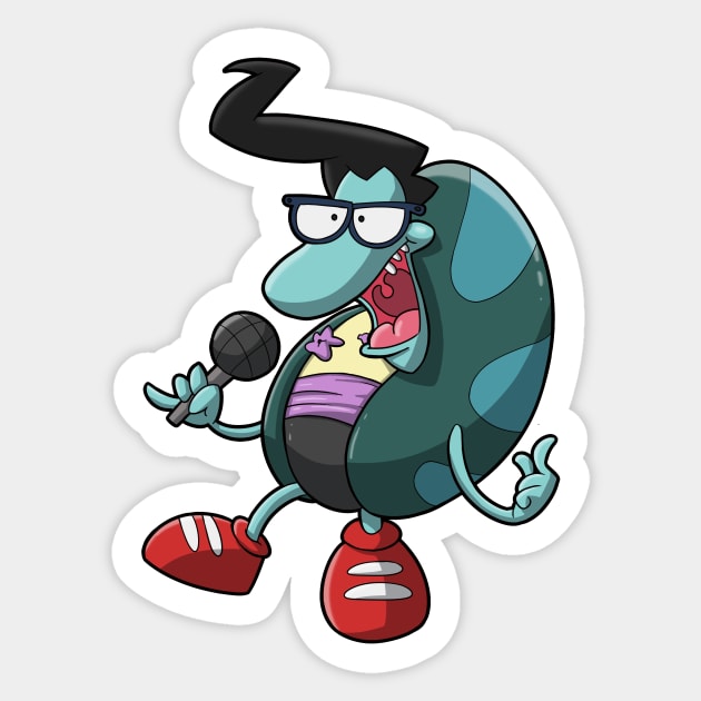 Come Fry With Me! Sticker by Captain_awesomepants